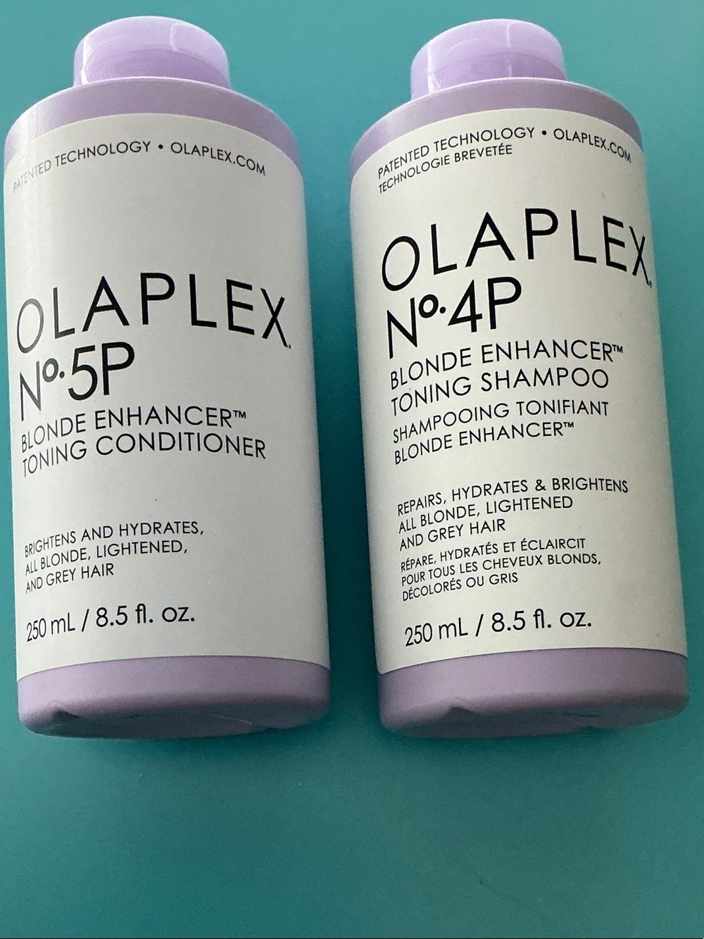 OLAPLEX No. 4P & No. 5P Blonde Enhancer Toning Duo Set (8.5oz) NEW